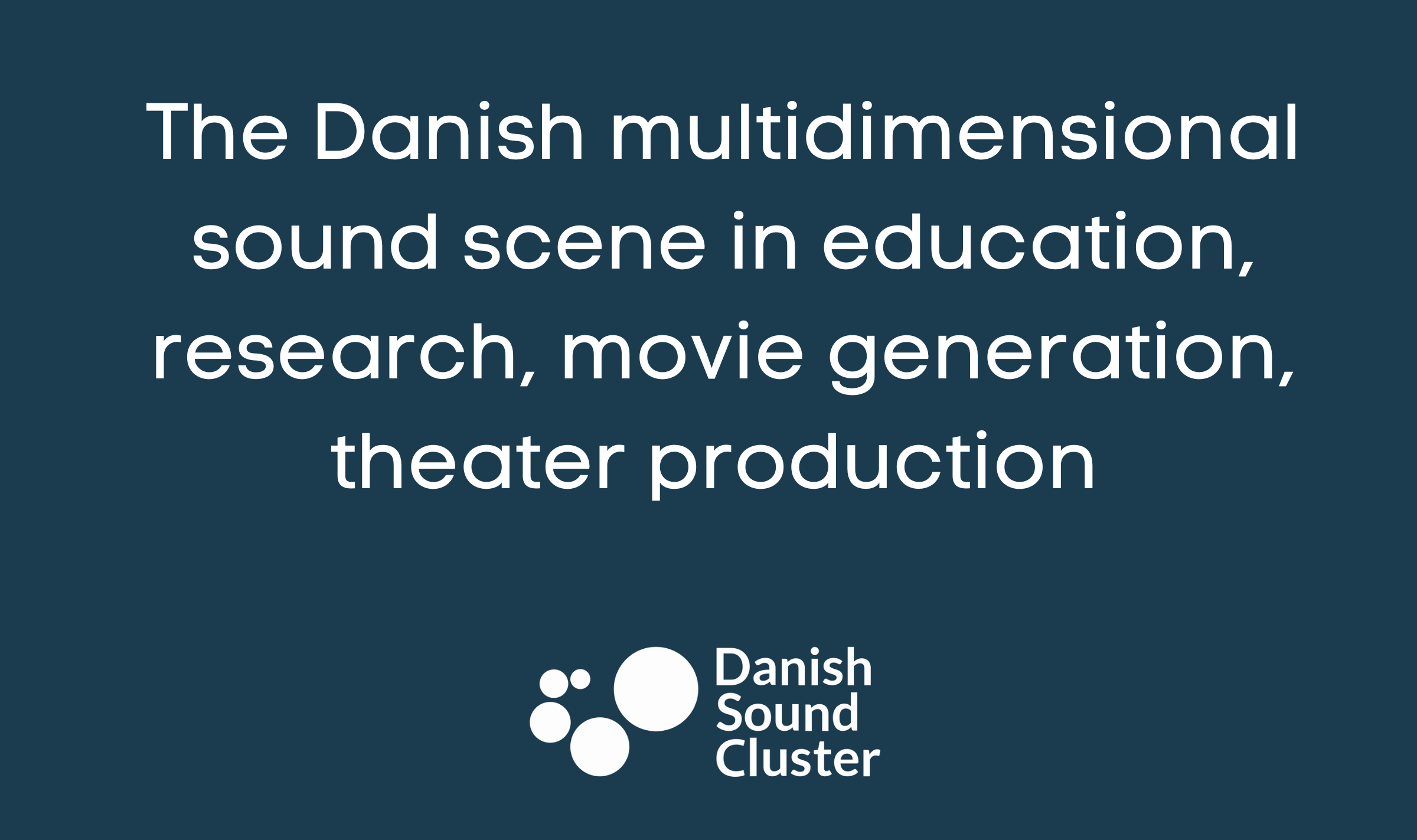The Danish Multidimensional Sound Scene